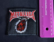 METALLICA Classic Rock Metal Band Black Embroidered PATCH Iron on sew on
