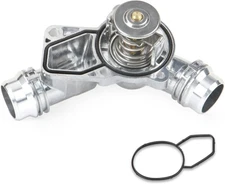 Aluminum Engine Coolant Thermostat Housing Assembly with Sensor