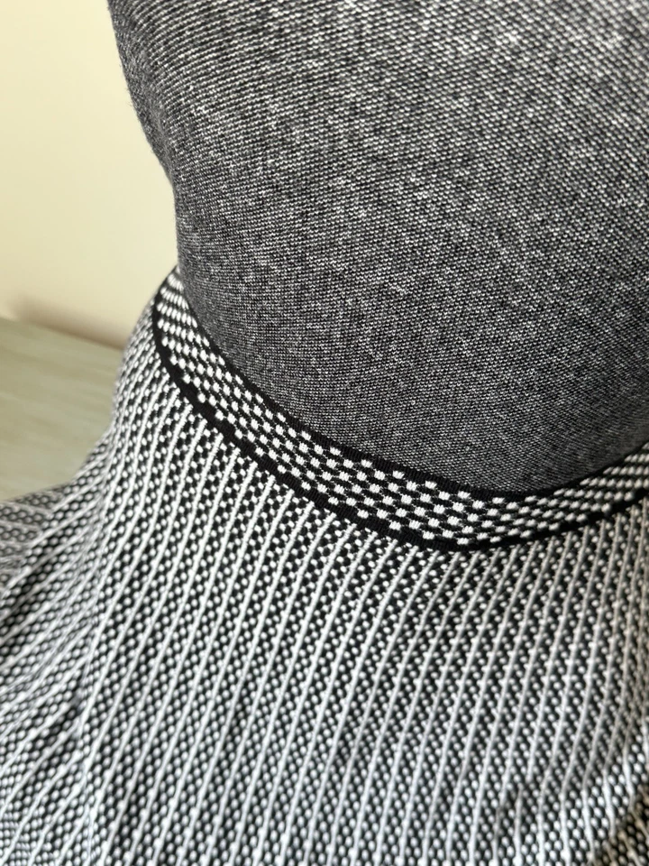 41 Hawthorn Stitch Fix Mujer M Suéter Vestido Sin Mangas Negro Tejido Preppy Foto 3 de 4