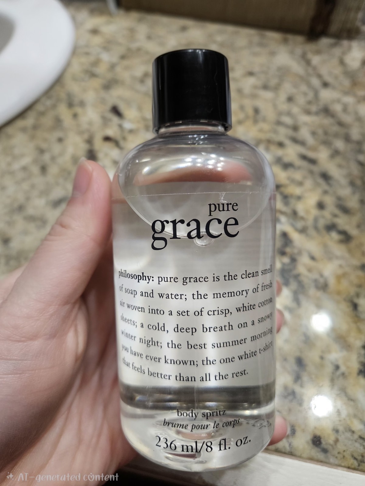 PHILOSOPHY Pure Grace Body Spritz 8 fl. oz.   NEW & SEALED  NO PUMP 