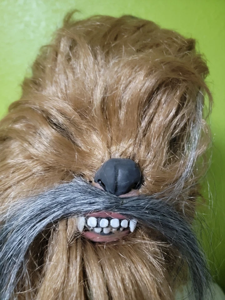 Cosplay Star Wars Chewbacca Máscara Coleccionistas Máscara de Goma Látex Halloween Utilería  Foto 2 de 4