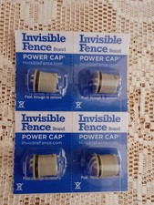 Lot Of 4 Invisible Fence Brand - Receiver Dog Collar Battery Power Cap - NEW OEM