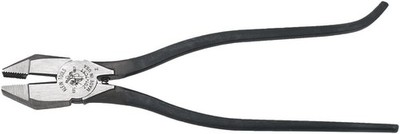 Klein Tools 201-7CST Rebar Work Pliers with Spring-Loaded 9-Inch, Black 