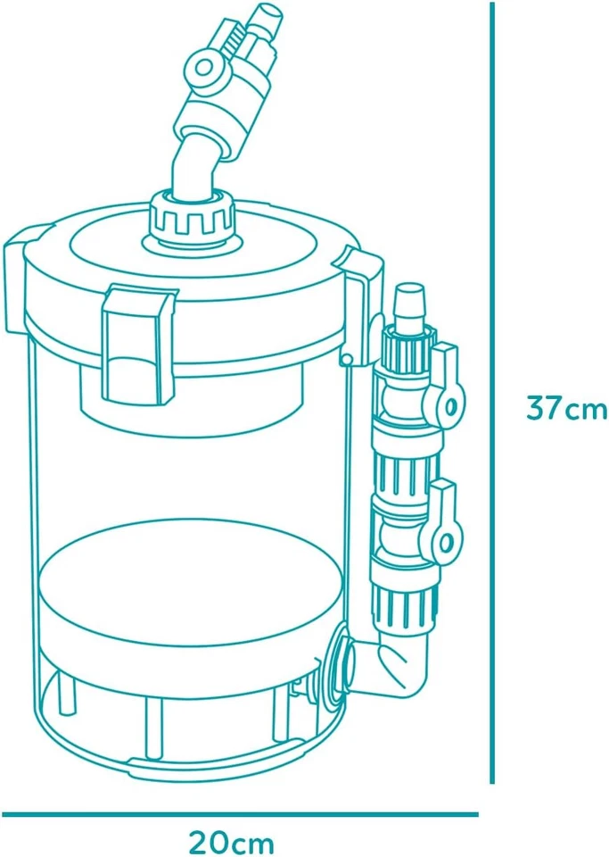 Bio Neptune Nexus – Prefiltro Esterno Universale per Acquari Dolce E Marino | Mo - Immagine 4 di 4