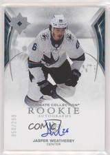 2021 Upper Deck Ultimate Collection Rookies /299 Jasper Weatherby #142 Auto jg2