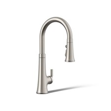 KOHLER Tone K-23766-VS Touchless Pull-Down Kitchen Faucet 3-Spray Stainless