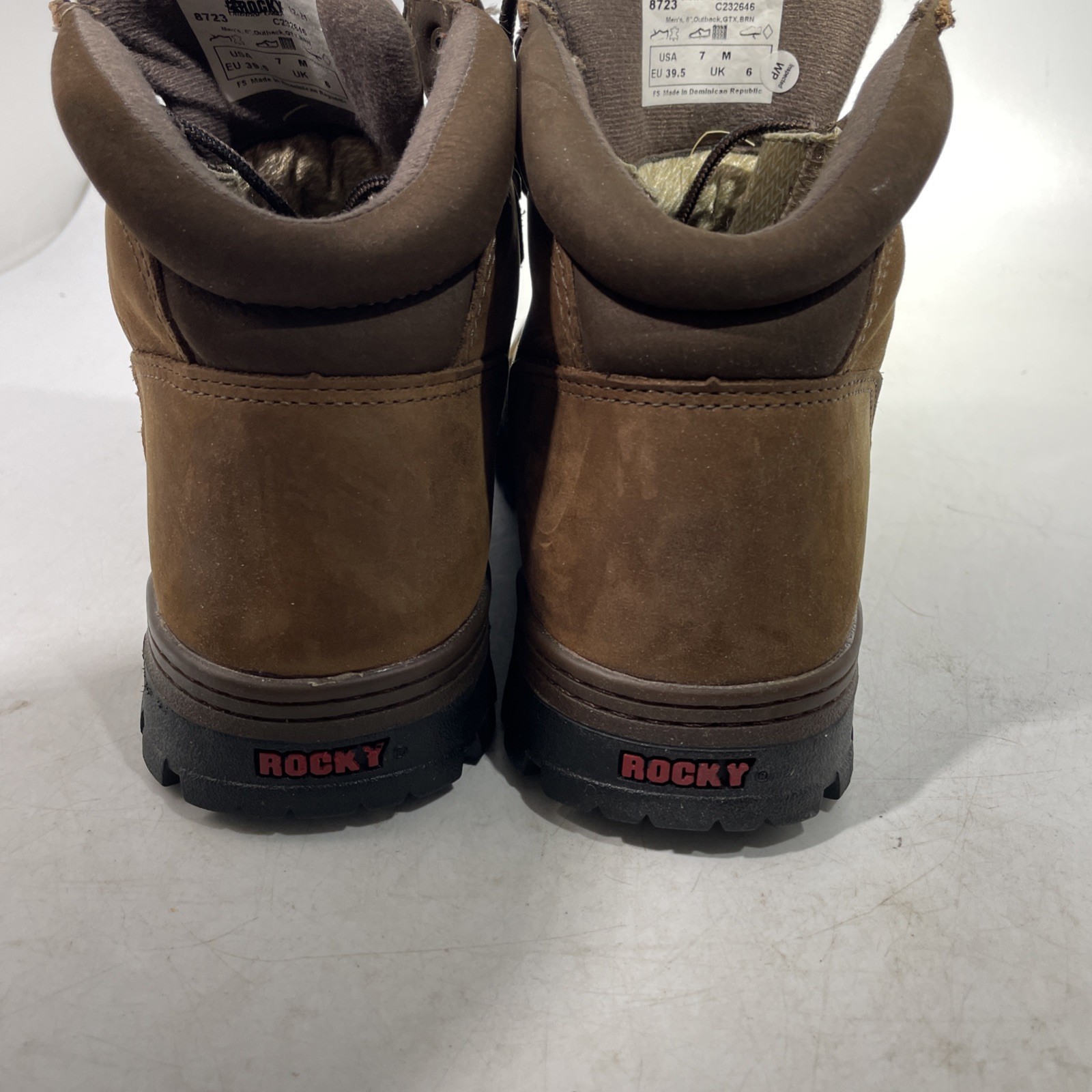 Rocky Boots Mens Size 7 Brown Outback GTX GORE-TEX Waterproof Moc Toe 8723 8”