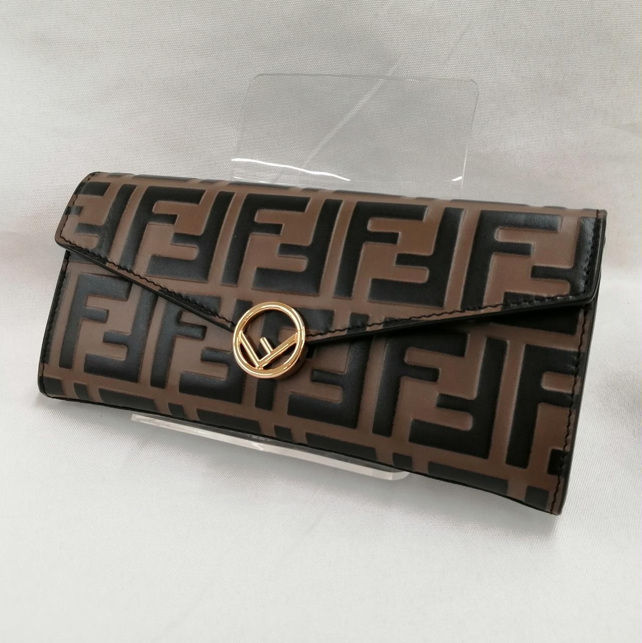 RARE FENDI Zucca Continental Wallet Model 06684835 FE
