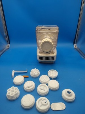 Popeil's P400 Automatic Pasta Maker Machine Multiple Attachments.