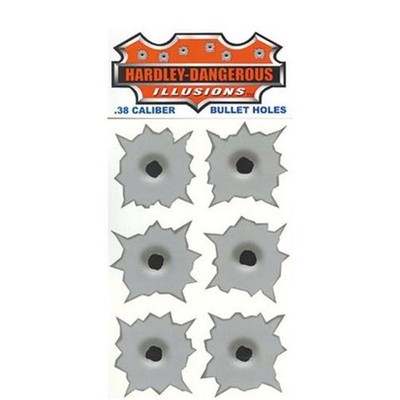Bullet Hole Decals for Metal