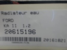 Radiateur Ford KA