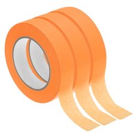 Abdeckband 50M X 1,9Cm, 3 Rollen Allzweck-Klebeband Malerband, Orange