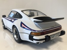 1976 Porsche 911 Turbo (930) 3.0 with Martini Livery white in 1:18 scale