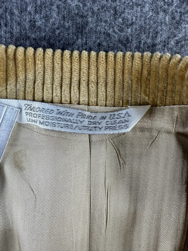 Blazer Chaqueta Abrigo Deportivo Lands End De Colección Para Hombre Talla 38S Pana Parches en el Codo Foto 2 de 4