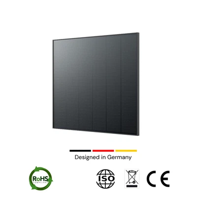 Cansolar Solarpanel Solarmodul Full Black Half Cut Cell Mono 305 Watt 32 Volt