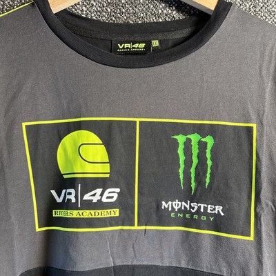 VR46 Riders Academy Monster Energy Valentino Rossi Racing T-Shirt XXL 2XL