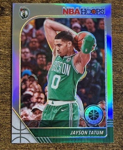 2019-20 Panini NBA Hoops Premium Stock Jayson Tatum #6 Silver Prizm SP Free