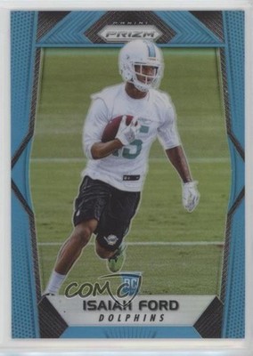 2017 Panini Prizm Rookies Light Blue 66/199 Isaiah Ford #260 Rookie RC 7zf