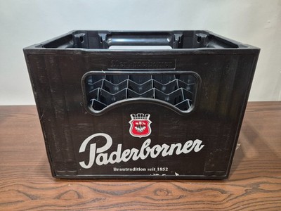 Starke deutsche Bierflaschenkiste aus Kunststoff Paderborner 20 x 50cl LIEFERUNG MÖGLICH