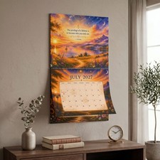 Enchanting Inspirational Quote 2027 Wall Calendar