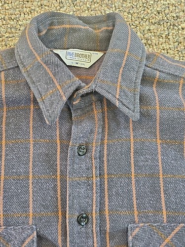 Vintage Five Brothers Shirt Men's Size 15-15 1/2 100%COTTON Medium Made in USA - Picture 2 of 9
