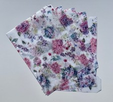 A5 Filofax Organiser Dividers - Rhododendron Design Semi-Transparent Laminated