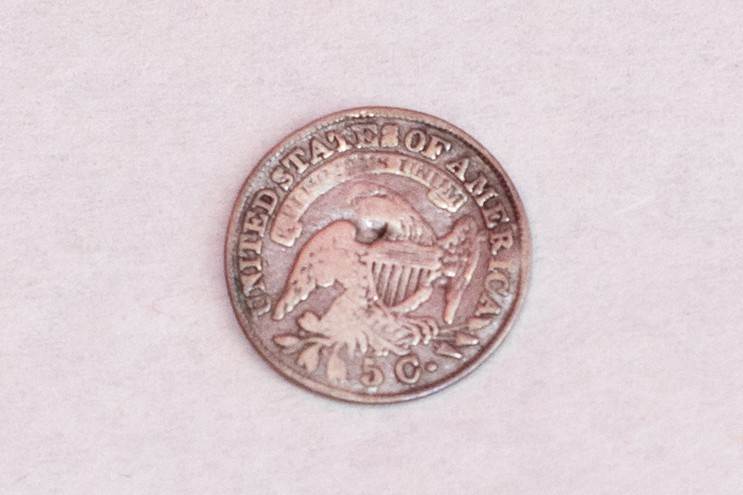 1832 Capped Bust Half Dime - Fine to VF+ Detail and DAMAGED