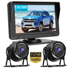 4Pin HD Reversing Camera 7" Monitor Caravan Truck Bus Van Reverse Rear View Kit