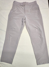Fabletics Pants Women Size XS Tan Nylon Stretch Gusset Light Athleisure Jogger