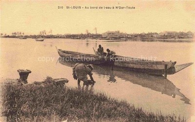 Saint Louis Senegal Au bord de l'eau à N'Dar-Toute