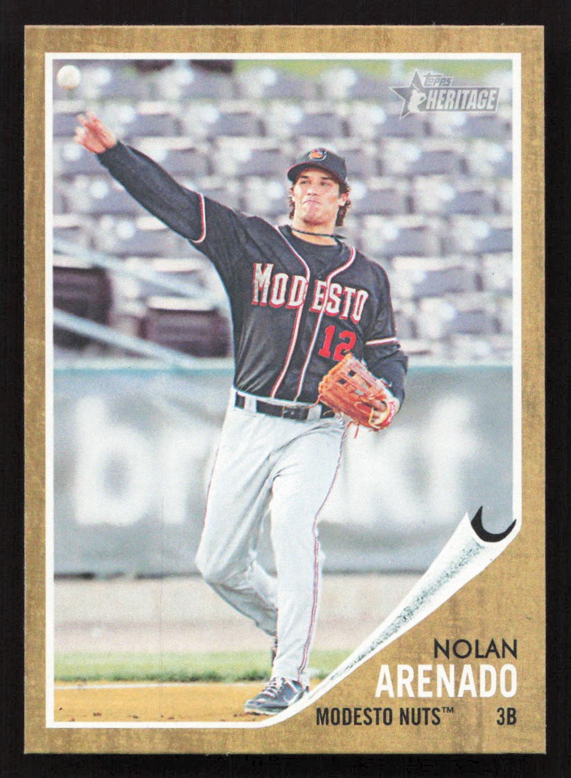 2011 Topps Heritage Minor League Nolan Arenado #53 Card