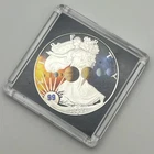 2025 American Silver Eagle Solar System Colorized 500 Minted COA 1oz .999