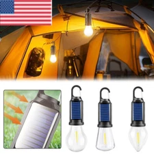 Solar Classic Camping Lights Rechargeable LED Lights Tungsten Light Bulbs Wiring