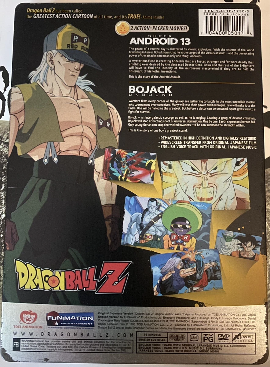 Dragon Ball Z: Super Android 13 / Bojack Unbound Blu-ray (Double