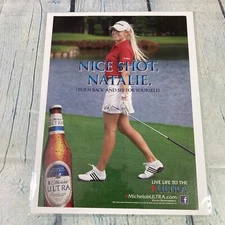 2012 Sexy Lady Legs Golfer Michelob Beer Print Ad/Poster Promo Art Magazine Pg