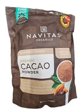 Navitas Organics Unsweetened Organic Cacao Powder 32 Ounce, Non GMO