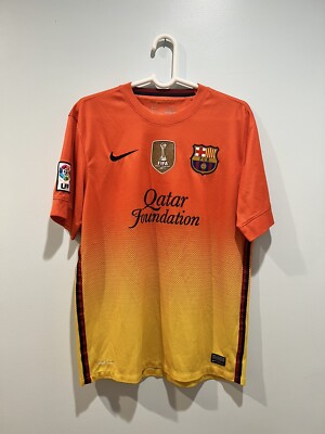 FC Barcelona 2012/13 Away Kit Size Medium Club World Cup Champions
