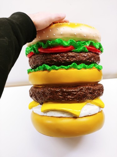 HAMBURGER Stool Chair Giant Food By ROTARY HERO Humburger 14" - Picture 5 of 8