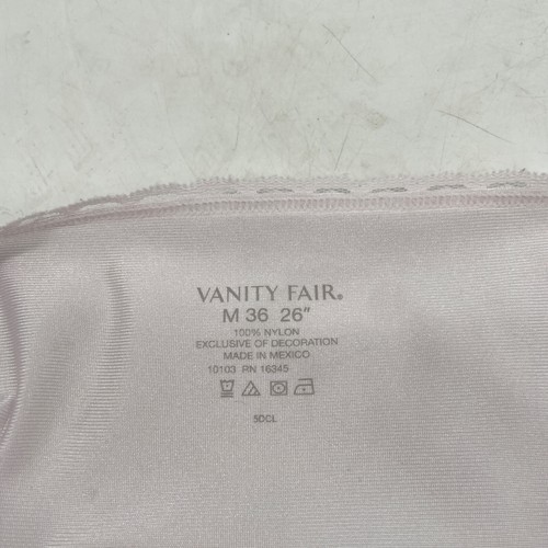 Vestido Vanity Fair para mujer talla M roseta cuello en V encaje sin mangas completo púrpura sin mangas - Imagen 5 de 7