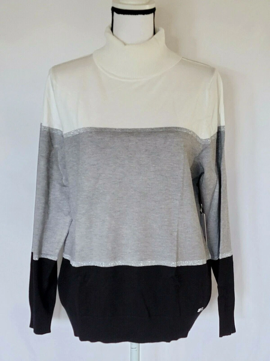 Calvin klein hotsell colorblock turtleneck sweater
