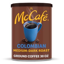 McCafe Colombian, Medium-Dark Roast, Ground Coffee, 30 oz,New
