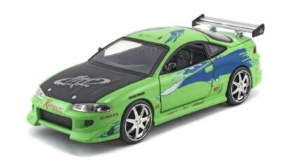 ワイルドスピード JADA 1/24 エクリプス Fast & Furious Jada Fast and Furious Brians MITSUBISHI Eclipse 1 24 for sale