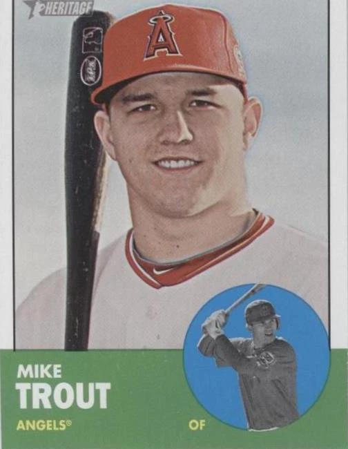2012 Topps Heritage - Mike Trout #207 for sale | eBay