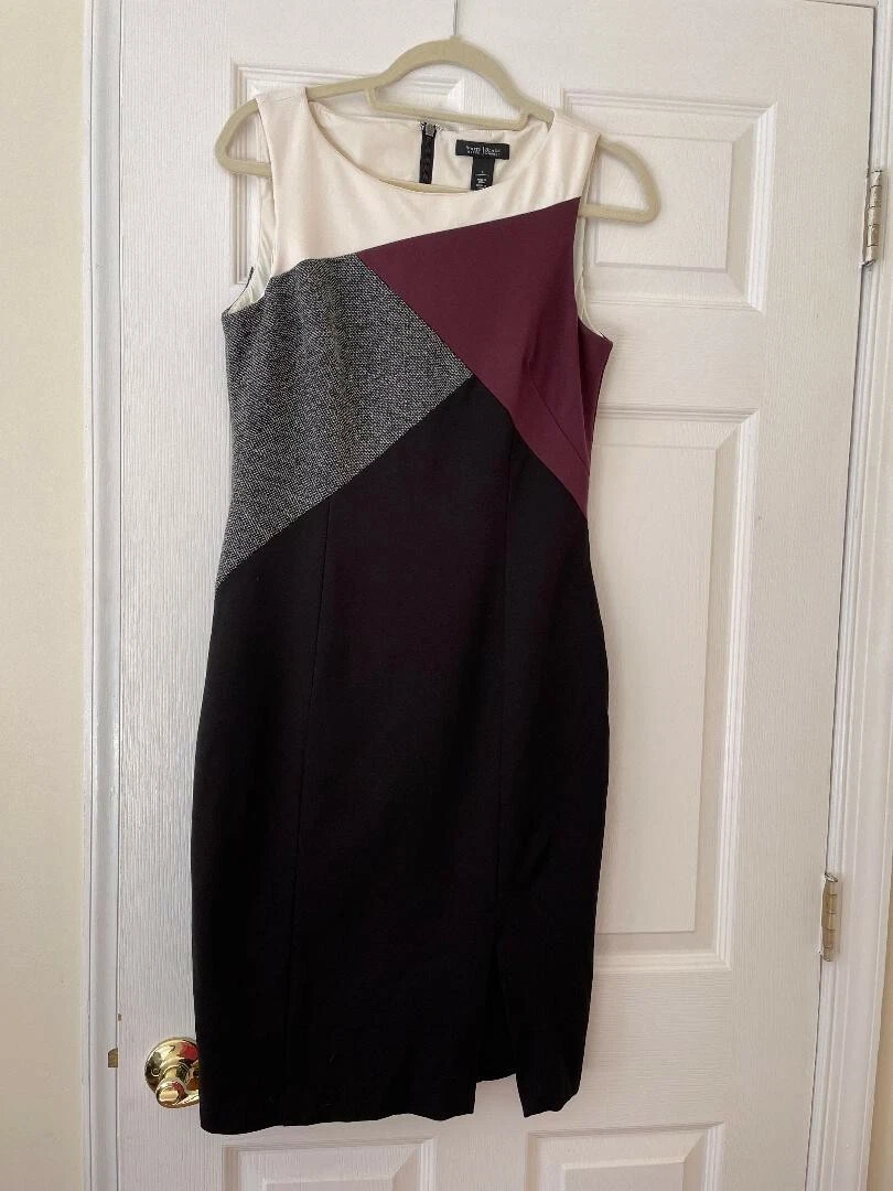 White house black clearance market colorblock dress