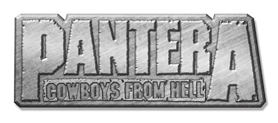 PANTERA METALL PIN # 2 ANSTECKER BADGE BUTTON COWBOYS FROM HELL 5x2cm