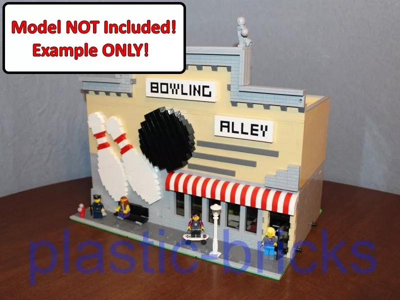 BOWLING ALLEY Custom Instruction Manual 10190 10185 10182 Fits LEGO Modular Sets