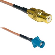 RG316 RCA FEMALE to Fakra Z Male RF Cable Rapid-SHIP LOT