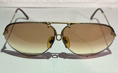 PORSCHE DESIGN BY CARRERA RARE VINTAGE GOLD TORTOISE MOD  display picture 1