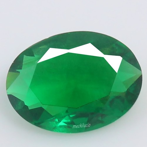 Zertifizierter natürlicher Muzo Kolumbien grüner Smaragd 7 x 5 mm oval loser Edelstein ML146