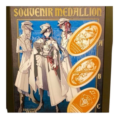 3sets Ado USJ Universal Studios Japan Blue Rose Corps Souvenir